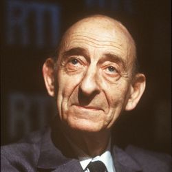 Raymond Aron le 17 septembre 1983.