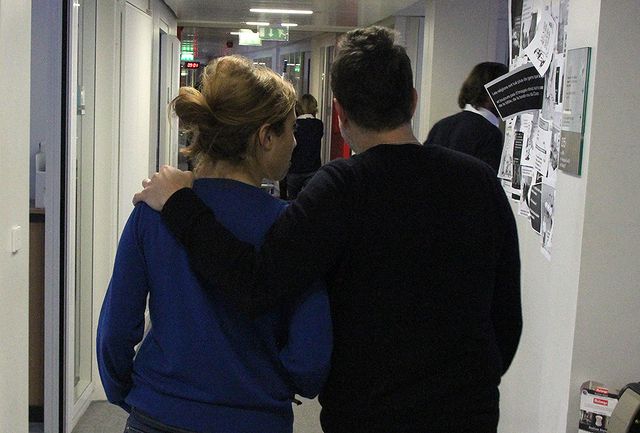 Léa Salamé et Nicolas Demorand