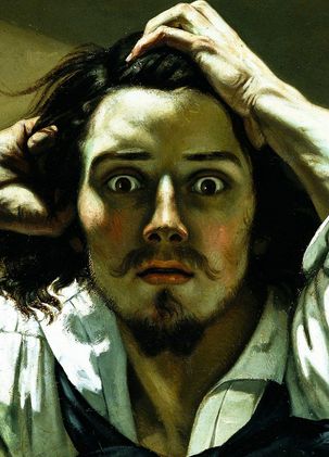 Le désespéré. Gustave Courbet