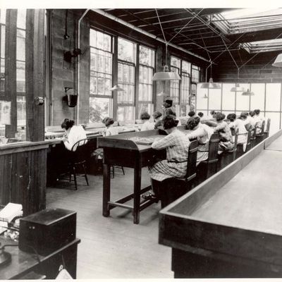 Usine de l'United States Radium Corporation, New Jersey, 1922