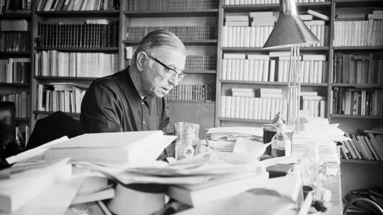 Jean-Paul Sartre, avril 1970 ©Getty