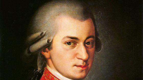 Wolfgang Amadeus Mozart. Portrait peint par Barbara Kraft en 1819 (détail) - DP