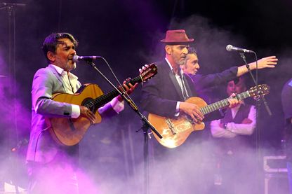Les Négresses Vertes en concert pendant le Festival Les Déferlantes Sud de France le 7 juillet 2018 Les Négresses Vertes en concert pendant le Festival Les Déferlantes Sud de France le 7 juillet 2018
