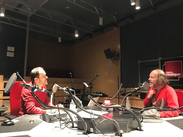 Martin Pénet et Philippe Katerine à Radio France
