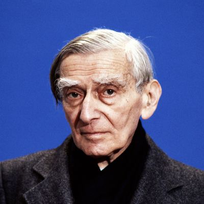 Vladimir Jankélévitch le 12 décembre 1981 sur un plateau de télévision.