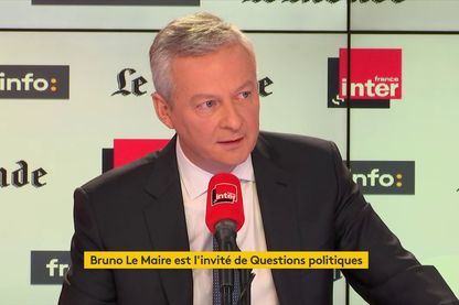 Le ministre de l'Économie et des Finances Bruno Le Maire invité de Questions politiques Le ministre de l'Économie et des Finances Bruno Le Maire invité de Questions politiques