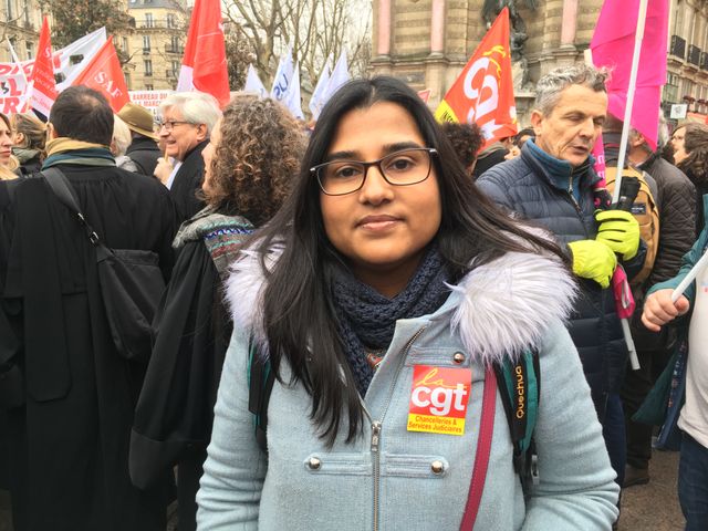 Floriane Barthez, attachée d’administration au ministère de la Justice à Paris et secrétaire de la section de l’administration centrale de la CGT chancelleries et services judiciaires