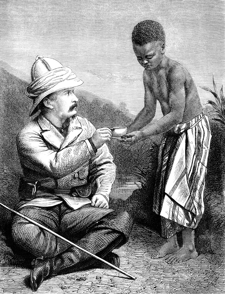 Henry Morton Stanley et Kalulu, le garçon africain