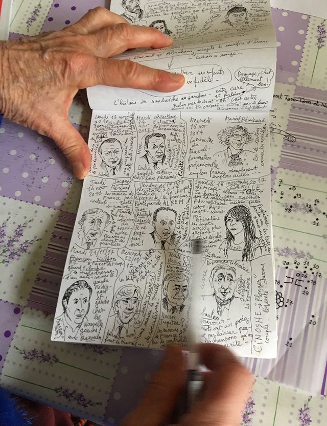 Les carnets de croquis de Bernadette Després