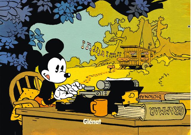 Mickey mouse vue par Cosey pour les éditions Glénat (Une mystérieuse mélodie)