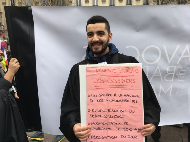 Soufiane Lahrichi, greffier au tribunal de grande instance de Paris, service des comparutions immédiates