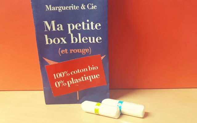 Une box de 18 tampons bio envoyée tous les mois par courrier