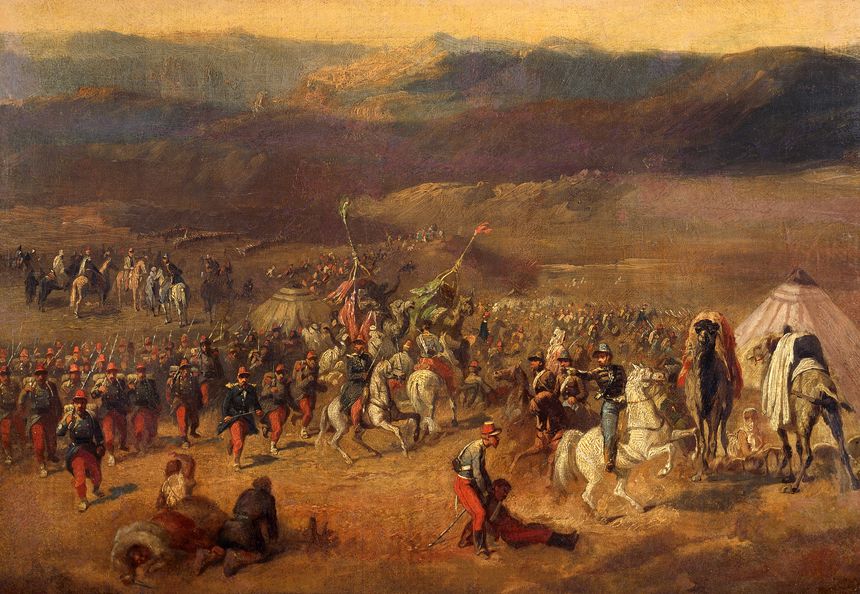 "La Prise de la smala d'Abd-el-Kader" par Horace Vernet (1843)