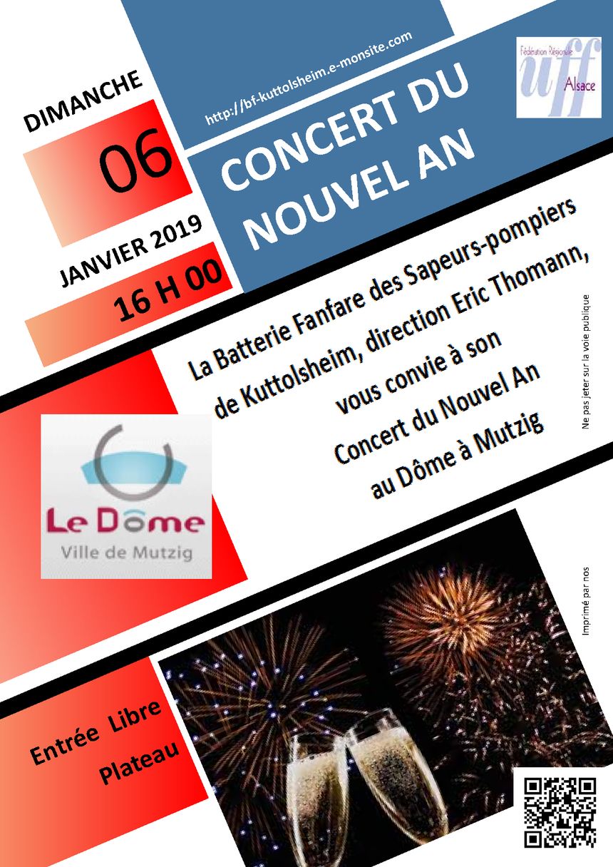 Affiche du concert du Nouvel An