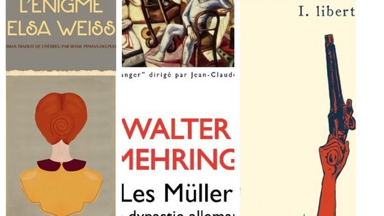 Couvertures des livres programmés pour la table ronde fiction