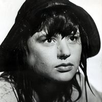 L'actrice Harriet Andersson, à 20 ans, en 1953, elle joue dans le film "Monika" d'Ingmar Bergman.