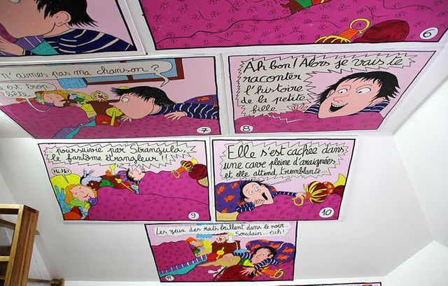 Dans une chambre de la maison de Bernadette Després