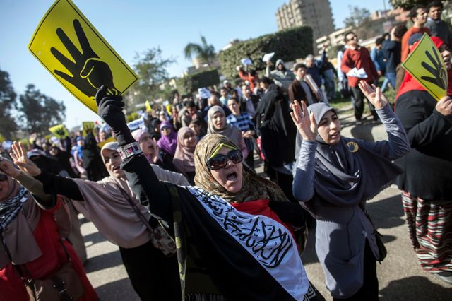 Manifestation de sympathisants des Frères musulmans au Caire