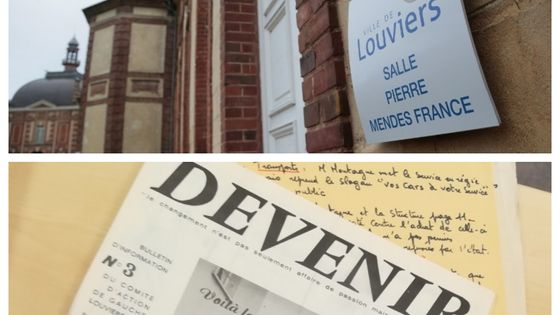 Louviers, Hôtel de Ville / Devenir n°3, bulletin d'information du Comité d'action de gauche de Louviers, 1969, ©AFP - Jacques DEMARTHON / Séverine LIATARD