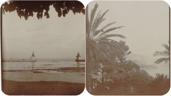 Photos prise par Gabriel Fauré en Suisse (1908), à Monte Carlo (1912) - Gallica-BnF
