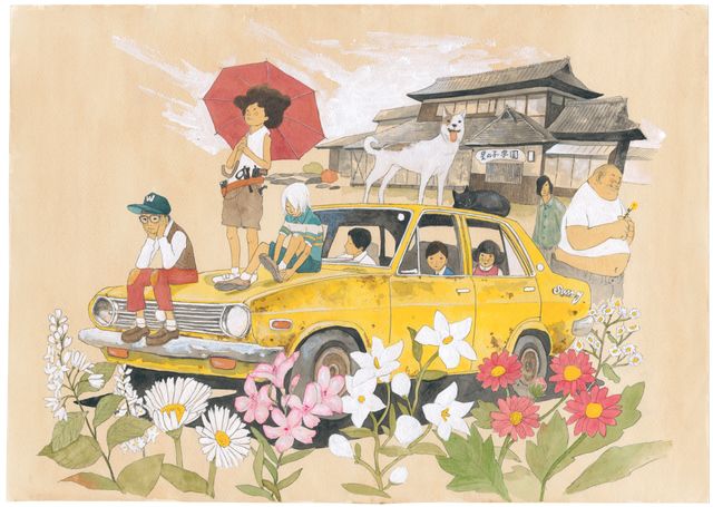 Sunny dans l'exposition Taiyo Matsumoto au FIBD2019
