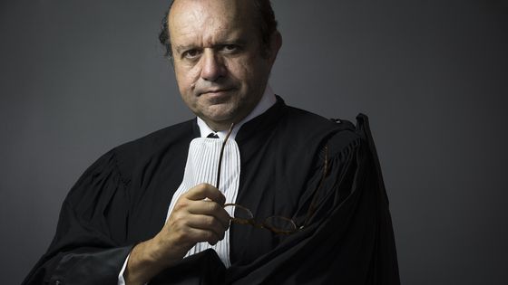 Hervé Temime posant à son bureau en 2014 ©AFP - Joël Saget