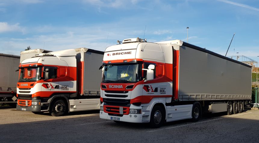 L' entreprise Briche compte 22 poids lourds pour le transport national