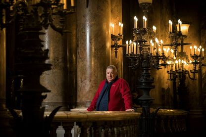 Claude Lévèque à l'Opéra Garnier à Paris, le 30 décembre 2018. Claude Lévèque à l'Opéra Garnier à Paris, le 30 décembre 2018.