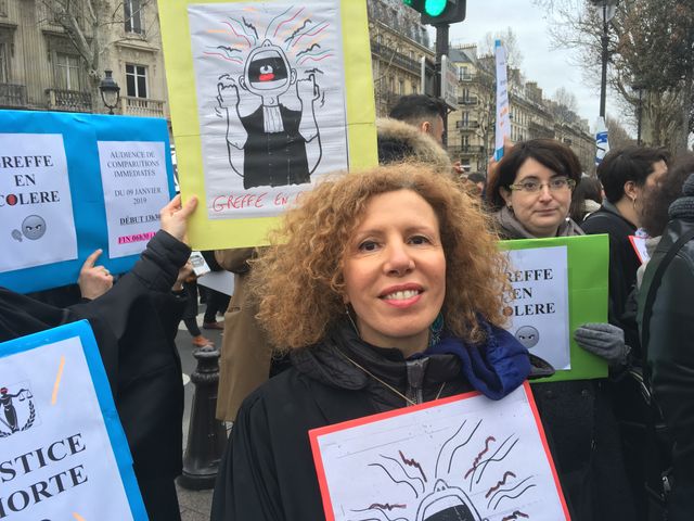Fadila Taieb, greffière principale au tribunal de grande instance de Paris, à la chambre correctionnelle.