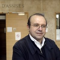 Aix-en Provence, septembre 2007 : Hervé Temime lors du procès en appel de Jean-Maurice Agnelet accusé de l'assassinat en 1977 d'Agnès Le Roux, héritière du Casino de La Méditerranée à Nice.