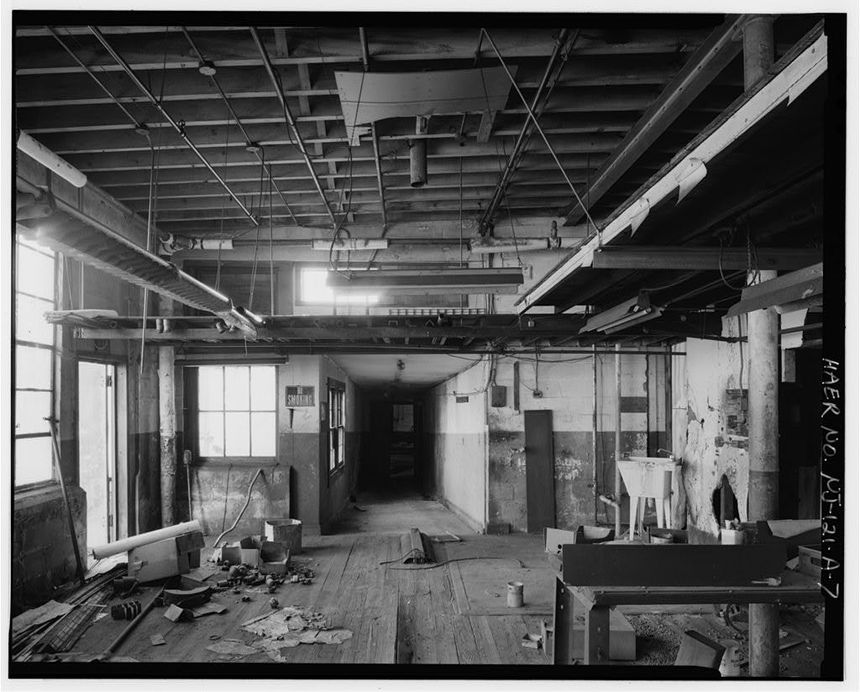United States Radium Corporation, Orange, New Jersey, après la fermeture de l'usine