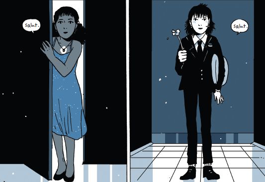 Dans un rayon de soleil Planche Ed Gallimard BD