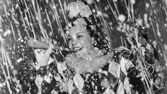 L'actrice Jane Wyman pendant la fête du Nouvel An, © Getty / John Springer Collection / Corbis Historical