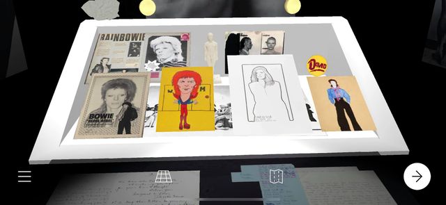 L'une des vitrines de l'exposition virtuelle, à consulter sur son téléphone. En cliquant sur un document, on provoque un zoom dessus.