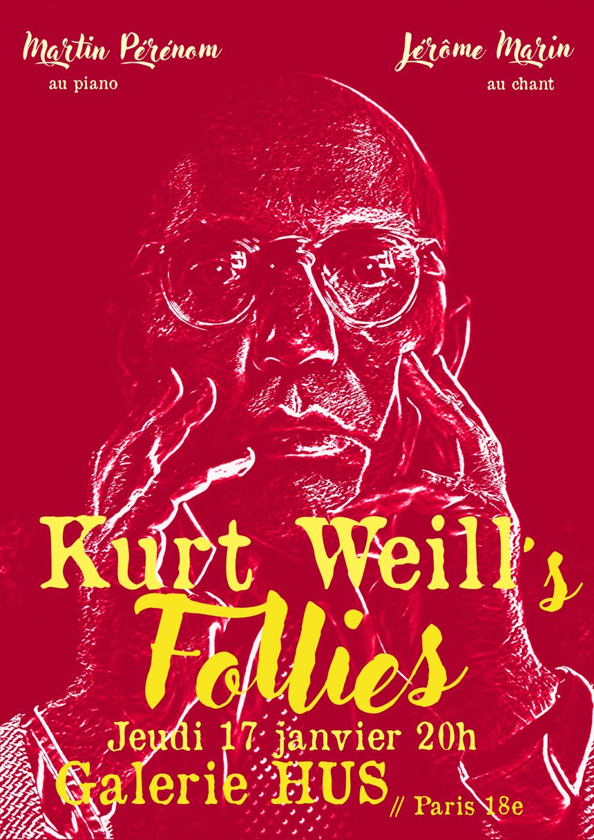 Affiche Kurt Weill's Follies