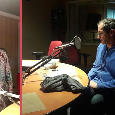 Jean-Jacques Birgé et Erwan Keravec au studio 151