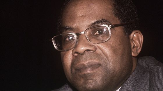 L'écrivain, poète et homme politique antillais Aimé Césaire, en 1970, à Paris. ©AFP - Afp