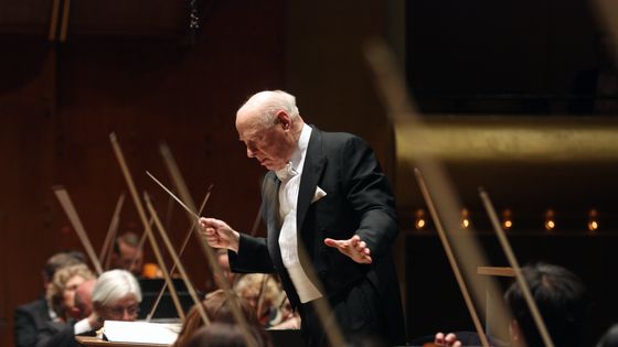 Bernard Haitink dirige le New York Philharmonic dans la 9e Symphonie de Mahler au David Geffen Hall, le 15 avril 2016 - Hiroyuki Ito / Getty