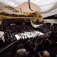 La Grande salle Pierre Boulez de la Philharmonie de Paris
