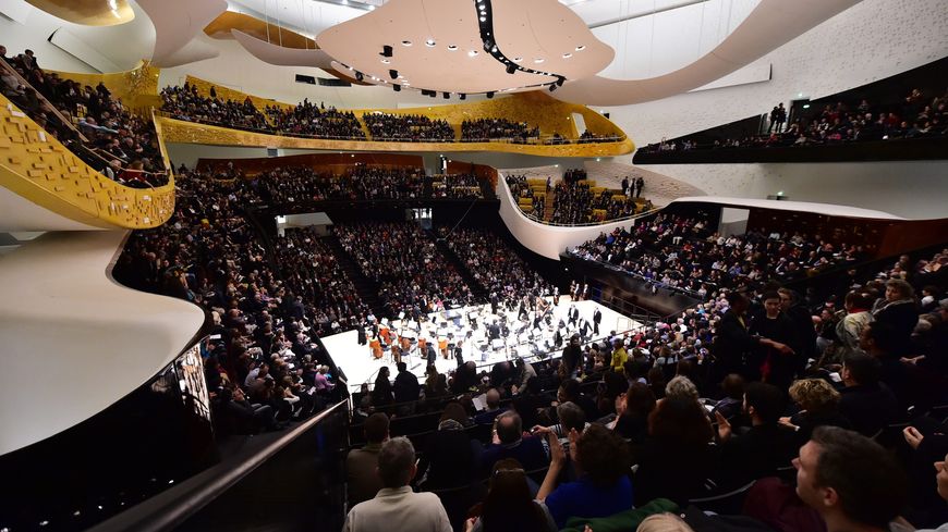 La Grande salle Pierre Boulez de la Philharmonie de Paris