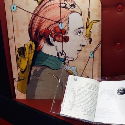 Profil du Marquis Donatien Alphonse François de Sade réalisé par Delphine Lebourgeois
