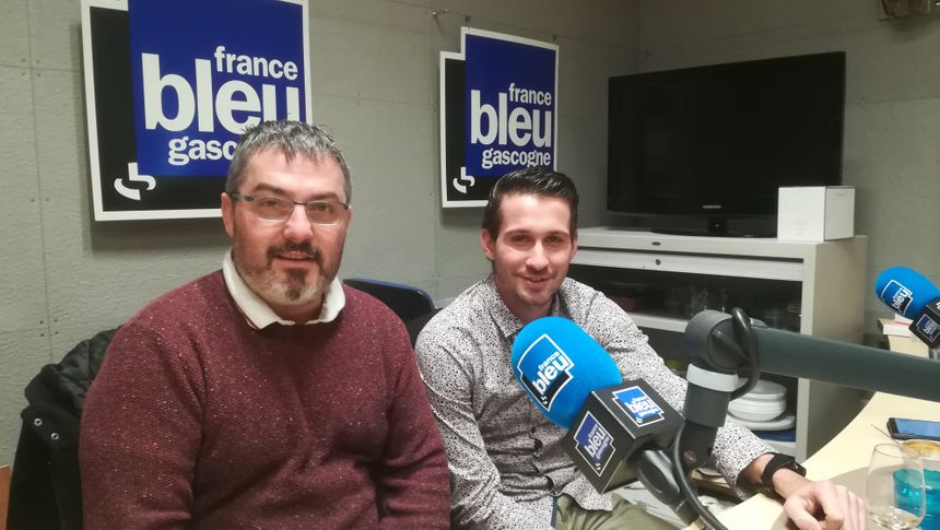 Christophe Belmonte et Clément son second