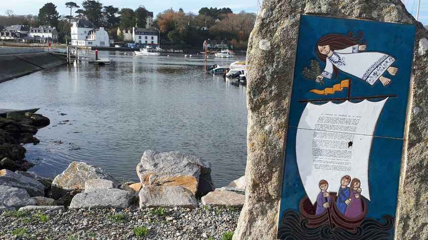 Guidel, commune du Morbihan, côté mer.