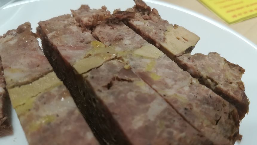Terrine de sanglier et foie gras de Thomas