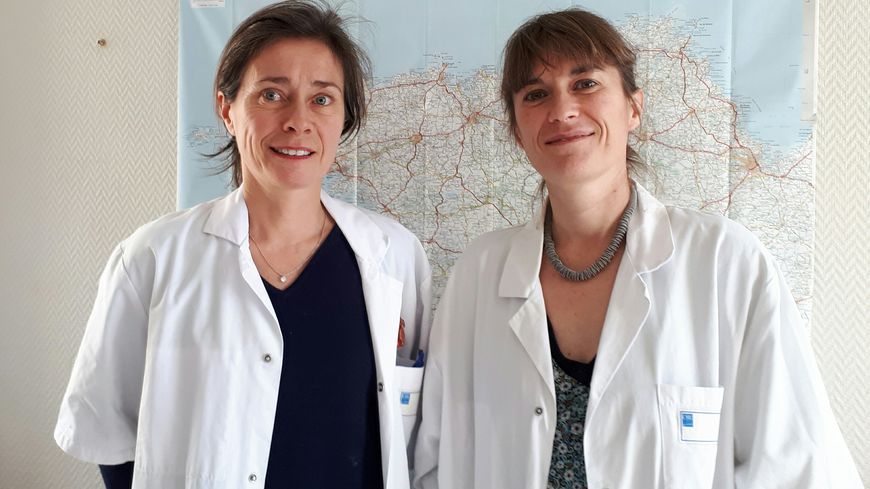 Le Dr Rouget, à gauche, et la coordinatrice du réseau, Emmanuelle Nicolas.