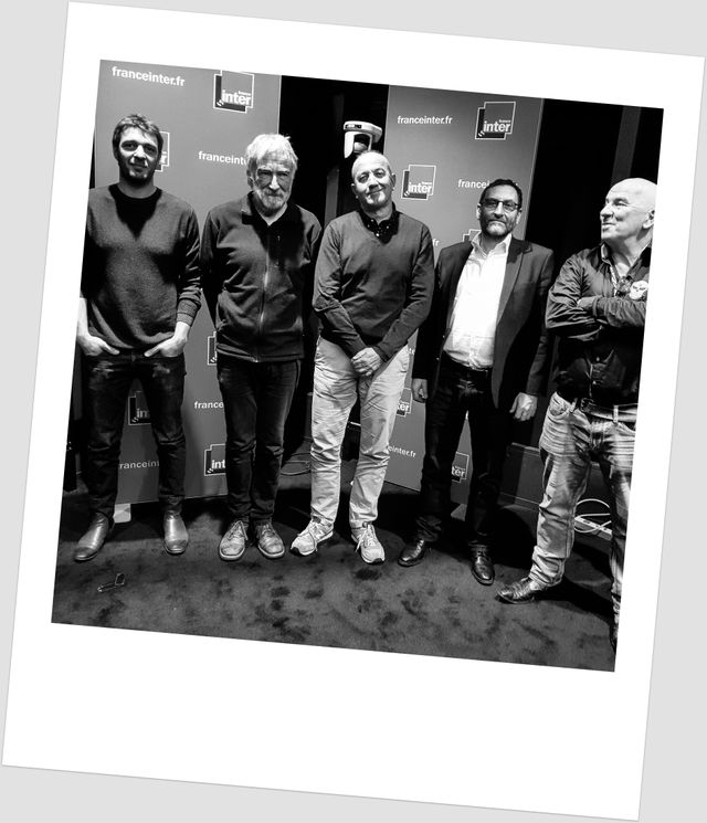 Simon Ceccaldi, Fançois Guennoc, Philippe Claudel, Mathias Wargon et William Ropp