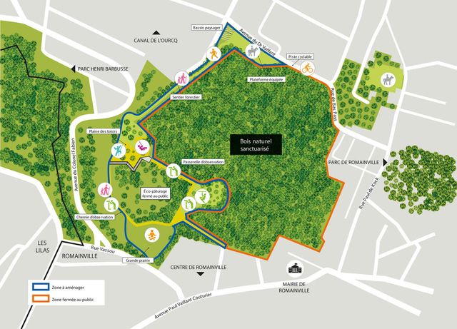Forêt de Romainville : le projet d'aménagement