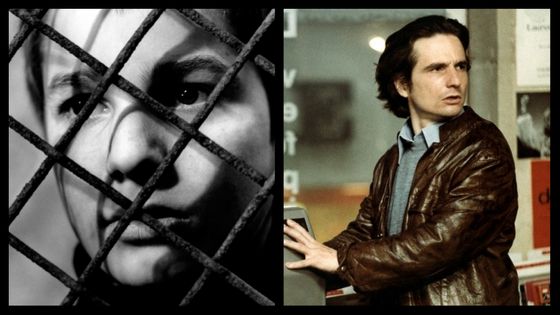 Antoine Doinel, interprété par Jean-Pierre Léaud, dans le film Les Quatre Cents Coups (1959, photo de gauche) et L'Amour en fuite de François Truffaut (1979, photo de droite) - Les Films du Carrosse