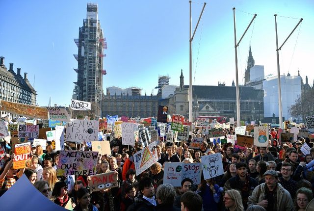 La mobilisation britannique, ici le 15 février à Londres.