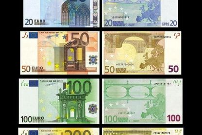 Photos récentes des billets d'une valeur de 5, 10, 20, 50, 100, 200 et 500 euros Photos récentes des billets d'une valeur de 5, 10, 20, 50, 100, 200 et 500 euros